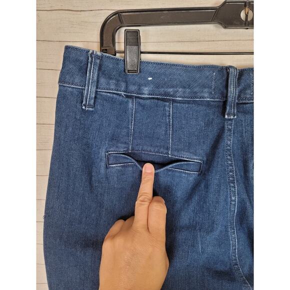 LANE BRYANT WIDE LEG FRONT SEAM TROUSER JEAN, SZ 14 - Picture 6 of 14